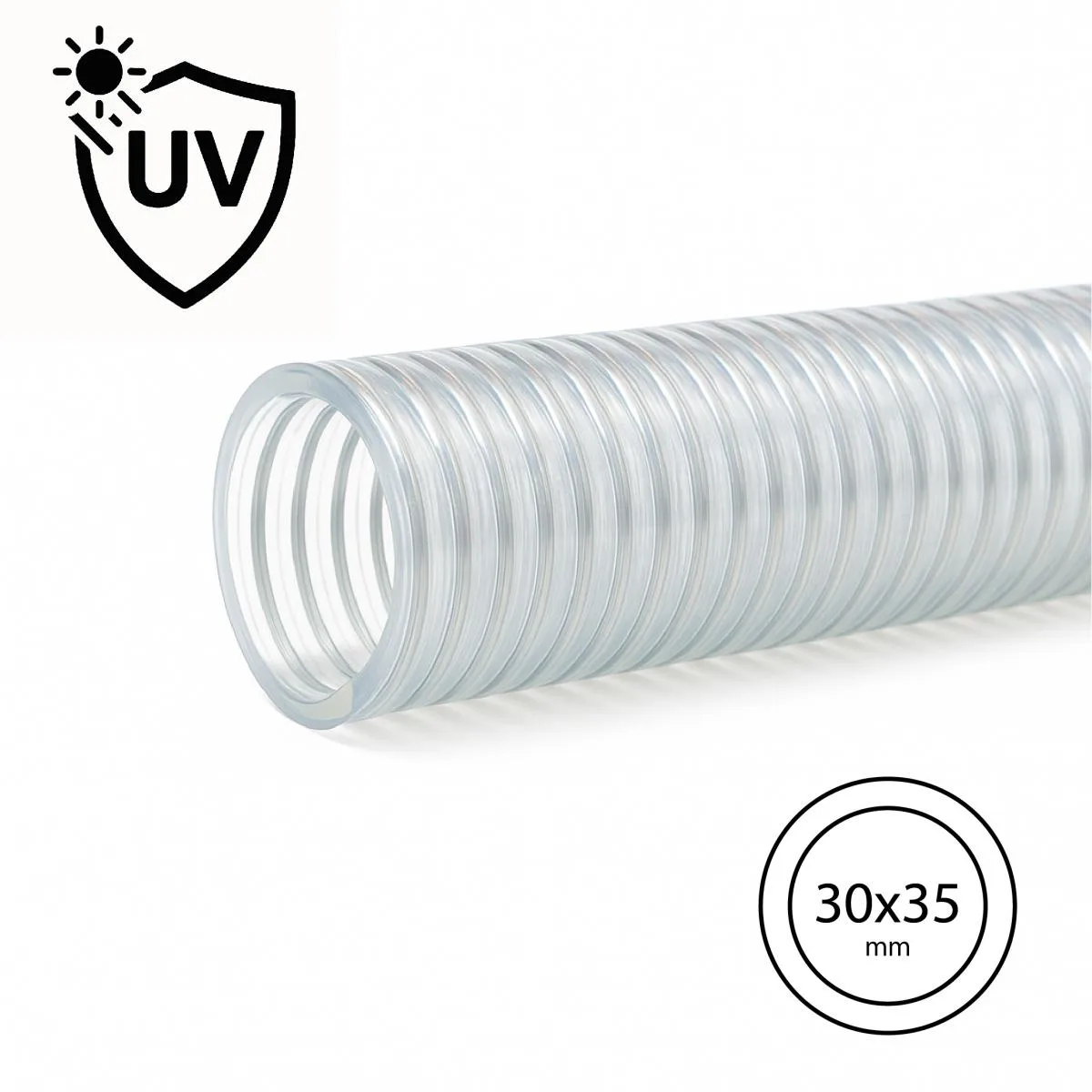 Гладкостенен маркуч за сеялки с UV защита ALIFLEX EVO